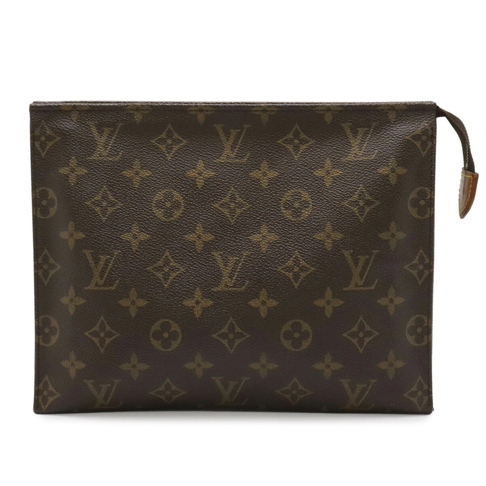 LOUIS VUITTON Brown Monogram Pochette Pouch